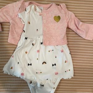 Carter’s Dress + Cardigan